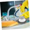 MAGICLULU 5pcs Pot Scrubber Brush Stiff Bristles Heavy-Duty Kitchen Dish Scrubber for Non-Stick Pans Comfortable to Hold Handle for Cleaning Dishes Pots and Baking view 4