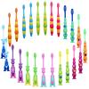 Lauwell Toddler Toothbrush Pack - 36 Pieces, Soft Bristle Animal Toothbrushes with Covers & Suction Cup for Kids Sensitive Teeth view 1