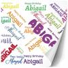 AOFUN Wrapping Paper for Him, Baby Girl, Baby Shower, 1st Birthday - Custom Name Text - 5 Rolls 58" x 23" view 3