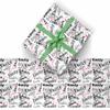 AOFUN Wrapping Paper For Him Custom Wrapping Paper With Name Text Happy Anniversary Wrapping Paper Personalized Name Heart Funny Christmas Wrapping Paper 5 Rolls 58" x 23" view 2