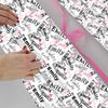 AOFUN Wrapping Paper For Him Custom Wrapping Paper With Name Text Happy Anniversary Wrapping Paper Personalized Name Heart Funny Christmas Wrapping Paper 5 Rolls 58" x 23" view 4
