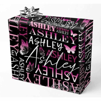 AOFUN Custom Gifts Happy Anniversary Wrapping Paper Baby Christmas Wrapping Paper Wrapping Paper For Him Custom Gift Wrapping Paper 5 Rolls 58" x 23"