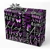 AOFUN Custom Name Gift Baby Christmas Wrapping Paper Wrapping Paper One Roll Custom Wrapping Paper With Name Text Multi Color Personalized Gift 3 Rolls 58" x 23" view 1