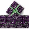 AOFUN Custom Name Gift Baby Christmas Wrapping Paper Wrapping Paper One Roll Custom Wrapping Paper With Name Text Multi Color Personalized Gift 3 Rolls 58" x 23" view 2