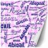 AOFUN Personalized Name Text Cute Birthday Wrapping Paper Christmas Wrapping Supplies Wrapping Paper For Men Personalized Name Text Custom Name Gift 3 Rolls 58" x 23" view 3