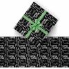 AOFUN Personalized Name Heart Custom Name Text Personalized Logo Gift Happy Birthday Gift Wrap Wrapping Paper For Boys Personalized Gift Wrap Paper 2 Rolls 58"" x 23"", Style 36 view 2