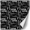 AOFUN Personalized Name Heart Custom Name Text Personalized Logo Gift Happy Birthday Gift Wrap Wrapping Paper For Boys Personalized Gift Wrap Paper 2 Rolls 58"" x 23"", Style 36 view 3