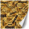 AOFUN Boys Mens Wrapping Paper - Custom Name Text Wrapping Papper Roll with Printed Name - Birthday 5 Rolls 58" x 23" view 3