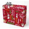 AOFUN Personalized Wrapping Paper Baby Girl Wrapping Paper Baby Shower Best Wrapping Paper Christmas Cute Birthday Wrapping Paper Personalized Name Text 3 Rolls 58" x 23" view 1