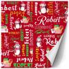 AOFUN Personalized Wrapping Paper Baby Girl Wrapping Paper Baby Shower Best Wrapping Paper Christmas Cute Birthday Wrapping Paper Personalized Name Text 3 Rolls 58" x 23" view 3
