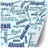 AOFUN Personalized Gift Wrapping Paper Personalized Christmas Gift Funny Gifts Christmas Wrapping Supplies Anniversary Wrapping Paper For Her 1 Roll 58"" x 23"", Style 15 view 3
