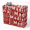 AOFUN Personalized Gift Wrap Paper Personalized Birthday Gifts Personalized Name Text Paper Gifts Wrapping Paper For Him 3 Rolls 58" x 23" view 1