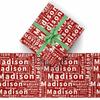 AOFUN Personalized Gift Wrap Paper Personalized Birthday Gifts Personalized Name Text Paper Gifts Wrapping Paper For Him 3 Rolls 58" x 23" view 2