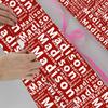 AOFUN Personalized Gift Wrap Paper Personalized Birthday Gifts Personalized Name Text Paper Gifts Wrapping Paper For Him 3 Rolls 58" x 23" view 4
