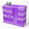 AOFUN Customized Wrapping Paper With Name Logo Cool Wrapping Paper Wrapping Paper For Men Happy Birthday Gift Wrap Cute Gifts For Best Friends 3 Rolls 58" x 23" view 1