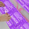 AOFUN Customized Wrapping Paper With Name Logo Cool Wrapping Paper Wrapping Paper For Men Happy Birthday Gift Wrap Cute Gifts For Best Friends 3 Rolls 58" x 23" view 4