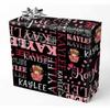 AOFUN Custom Gift Wrapping Paper With Name/Date Wrapping Paper Roll with Printed Name Wrapping Paper For Boys Custom Gift Tissue Paper 5 Rolls 58" x 23" view 1