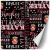 AOFUN Custom Gift Wrapping Paper With Name/Date Wrapping Paper Roll with Printed Name Wrapping Paper For Boys Custom Gift Tissue Paper 5 Rolls 58" x 23" view 3