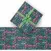 AOFUN Personalized Gift Wrap Paper With Name Logo Holiday Gift For Couples Gift Wrapping Paper Love Wrapping Paper 3 Rolls 58" x 23" view 2