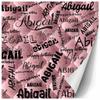 AOFUN Personalized Name Heart Gift Wrapping Paper for Boys - Custom Birthday Gifts - 5 Rolls 58" x 23" view 3