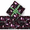 AOFUN Custom Name Wrapping Paper Christmas Gift Wrapping Cute Gifts For Best Friends Birthday Wrapping Valentines Paper Wrapping Paper For Him 5 Rolls 58" x 23" view 2
