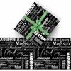 AOFUN Birthday Wrapping Paper for Men & Baby - Personalized Gifts, 3 Rolls, 58" x 23" Each view 2