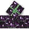 AOFUN Custom Name Gift Wrapping Paper Paper Gifts For Husband Valentine Gift Wrapping Paper With Name/Date Mens Wrapping Paper Christmas 3 Rolls 58" x 23" view 2