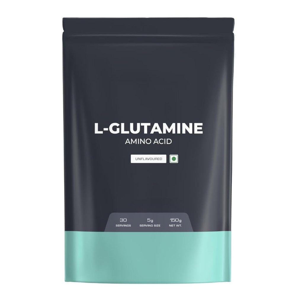 Pure L-Glutamine Powder, Amino Acid - Post Workout Supplement for Muscle Growth & Recovery - Unflavoured -150 gm