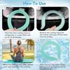 2PCS Neck Cooling Tube with Cold Insulated Bag,Reusable Ice Neck Cool Wearable Body Cooling Products for Summer Heat (Green*2) view 3