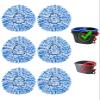 6 Pack Spin Mop Replace Head  for O-cedar RinseClean 2 Tank Spin Mop,Mop Head Refill Replacement For O-cedar RinseClean 2 Tank System - Easy to Replace,100% Microfiber, All Floor Surface Clean view 1