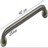 Bronze Bathroom Grab Bars Bathtubs Showers Toilets Safety Supports Elderly Disabled Pregnant Women Non-Slip Handle Towel Racks/40Cm view 2