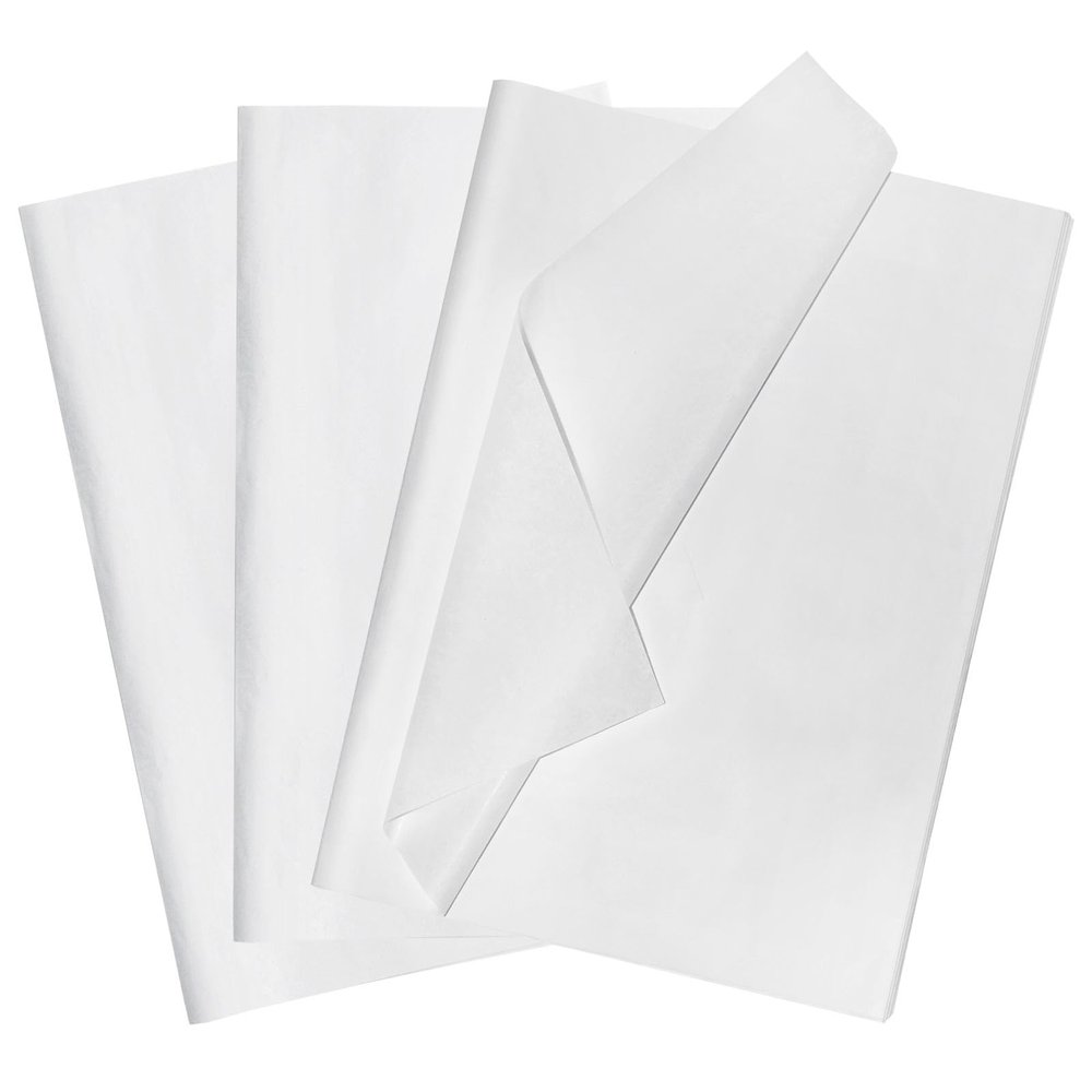 120 Sheets 20"X14" White Tissue Paper for Gift Bags Wrapping, Art Tissue Paper Bulk for Weddings Birthday Party Crafts Decoration