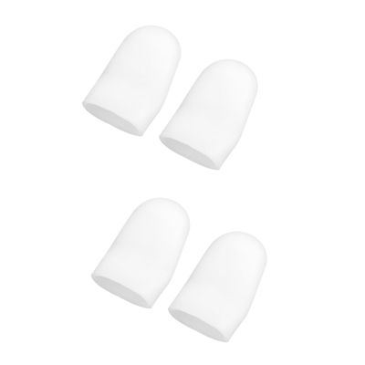 NOLITOY 24pcs Silicone Gel Finger Protector Sleeves for Relief Blisters Calluses Medical-Grade Gel Non- Washable Fit for Men Women