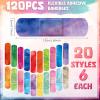 Panelee 120 Pcs Kids Bandages 2.83'' x 0.75'' Cute Style Flexible Waterproof Bandages Bulk Breathable Strip for First Aid & Wound Care Protection(Colorful Style) view 2