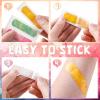Panelee 120 Pcs Kids Bandages 2.83'' x 0.75'' Cute Style Flexible Waterproof Bandages Bulk Breathable Strip for First Aid & Wound Care Protection(Colorful Style) view 4