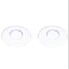 DROGO 3 Pairs Silicone Eyeglass Nose Pads, 9mm Circular Rectangle Replacement Nose Pieces, Anti-Slip Plug-in Nose Pads view 2