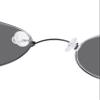 DROGO 3 Pairs Silicone Eyeglass Nose Pads, 9mm Circular Rectangle Replacement Nose Pieces, Anti-Slip Plug-in Nose Pads view 3