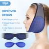 Hilph Face Ice Pack Wisdom Teeth Ice Pack Head Wrap with Washable Jaw Wrap and 4 Replacement Hot Cold Pack for Facial Oral Surgery, TMJ, Tooth Extraction, Dental Surgery, Tonsillectomy Recovery Grey view 2