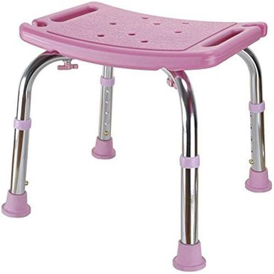 Bathroom Stools Bath Stool Antislip Shower Seat Stool Shower Chair and Seats/Bathroom Stool for Adults for Disabled and Pregnant Women and Elderly Five Adjustable Height Suitable for People of