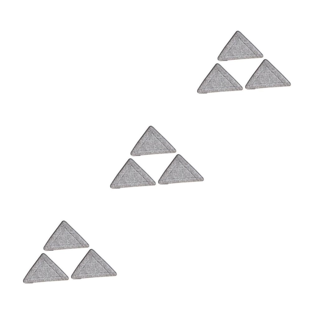 9pcs Triangle Mop Replacement Pads Microfiber Chenille Mop Refill for Easy Cleaning Hardwood Tile More Washable Reusable Replacement Accessories