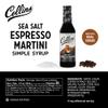 Collins Sea Salt Espresso Martini Syrup - Martini Mix Espresso Syrups for Cocktails Sea Salt Espresso Martini Gift - Cocktail Syrup 12.7oz Set of 1 view 4