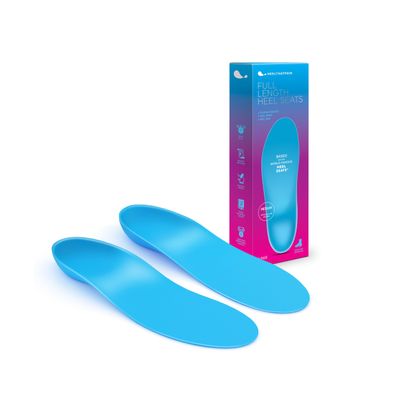Heel That Pain Full Length Heel Seats Insoles for Plantar Fasciitis, Heel Pain and Heel Spurs, Patented Fascia-Bar Orthotic Inserts, Medium (Women's 6.5-10, Men's 5-8)