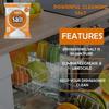 HSD Dishwasher Salt, Powerful Cleaning Dishwasher Salt, 1kg 2pack, White view 3