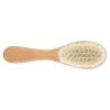 Baby Brush Baby Hair Brush Soft Goat Hair Baby Infant Head Massage Grooming Comb with Wooden Handle view 1