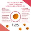 SUKU Vitamins - PMS Gummy Supplement with Chasteberry to Relieve PMS and Menopause Peach Mango Gummies (50 Count) view 4