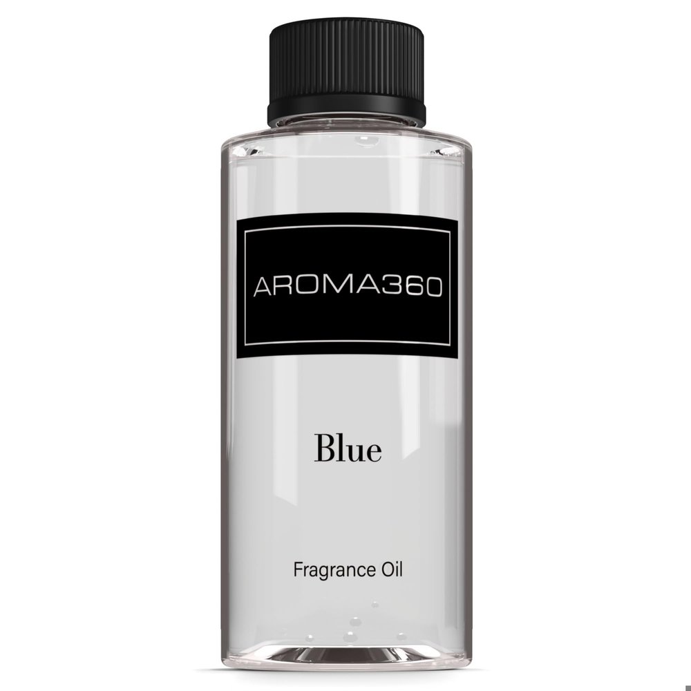 Aroma360 | Blue Diffuser Oil Blend | Luxury Essential Aromatherapy Reed Diffuser | Blue Cedar, Lavender and Eucalyptus | 6.7 fl oz 200mL