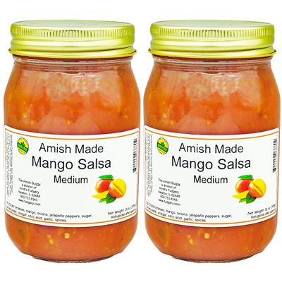 Arndts Fudgery Amish Made Salsa 2-16 oz. Jars (Mango Medium)