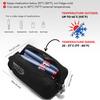 BreezyPacks Smart Insulin Cooler Travel Case, No Icepacks | Insulin Pen and EpiPen Carry Medical Bag | TSA-Approved Diabetic Case | Keep Medicine at Room Temp. | Breezy Extra (Black) view 4