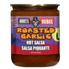 Aubrey D. Rebel Roasted Garlic Hot Salsa! Very Spicy! Tacos, Taquitos, Burritos, Enchiladas, Tamales And On Your Favourite Chicken Or Beef Or Any Dish The Needs Some Heat And Flavour. 475ml - 16oz view 1