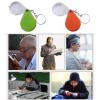Staol Magnifying Glass, for Key Chain 10X Magnifying Glass Reading Standing Multifunctional Folding Magnifying Glass with Chain Magnifying Glass, Green view 3